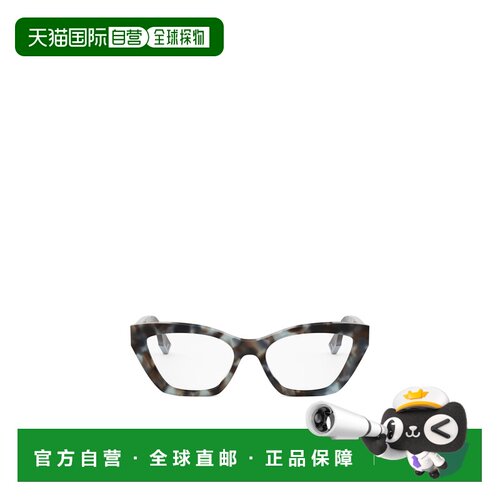 1h可退 香港直邮FENDI 女士眼镜 FE50067I056 SS2026 白色 几何框