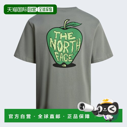 自营欧洲直邮The North Face北面 Snack Fun男女同款棉质印花短袖