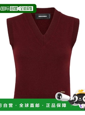 香港直邮Dsquared2 V领羊毛背心 S75HA1381D13139