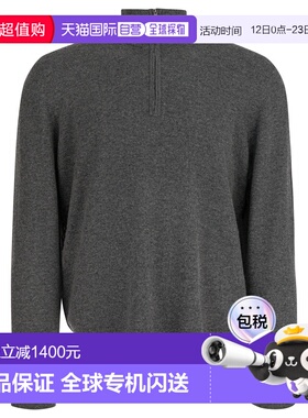 1h可退 香港直邮VINCE 男士 灰色羊绒针织衫 MR8066577A067MHGGRE