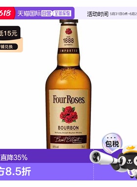 Four Roses Bourbon Whiskey 1.0 Liter 40 % Vol