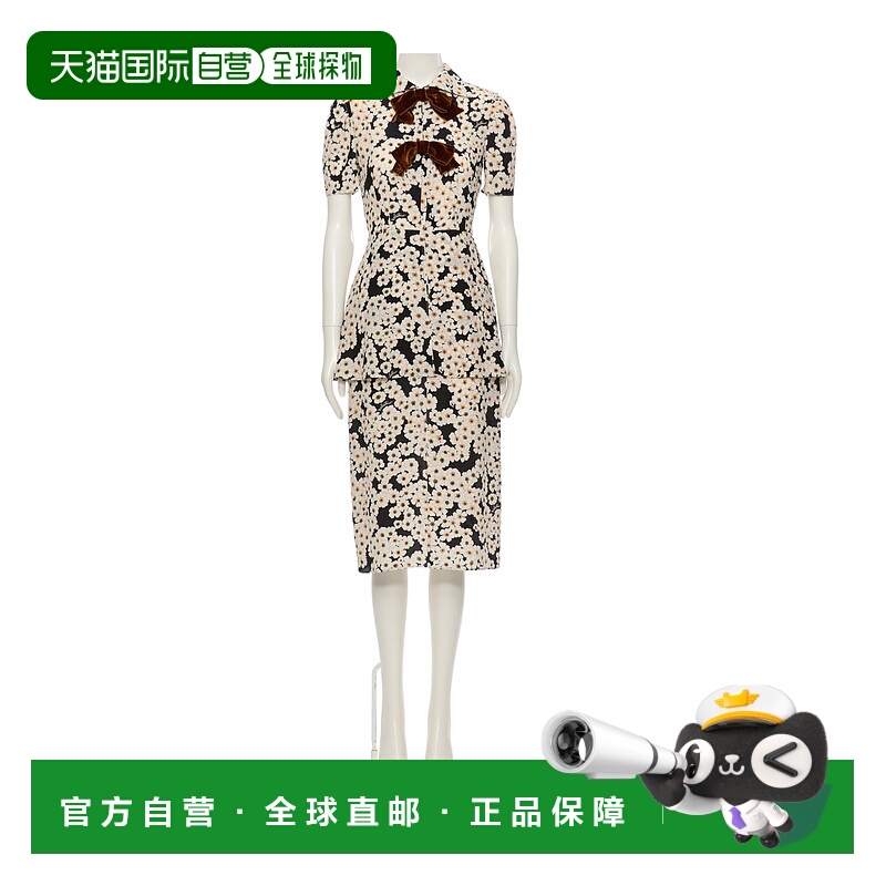 香港直邮Valentino 短袖连衣裙 BVAJ809WW