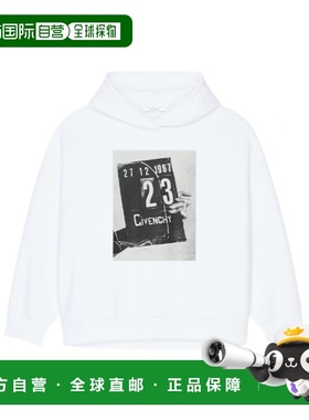 香港直邮Givenchy 印花抓绒连帽衫 BWJ04TP7A4
