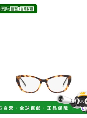 香港直邮Prada 猫眼框徽标平光镜 PR19WV普拉达玳瑁