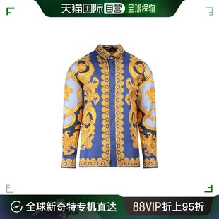 范思哲真丝 衬衫 男士 欧洲直邮versace