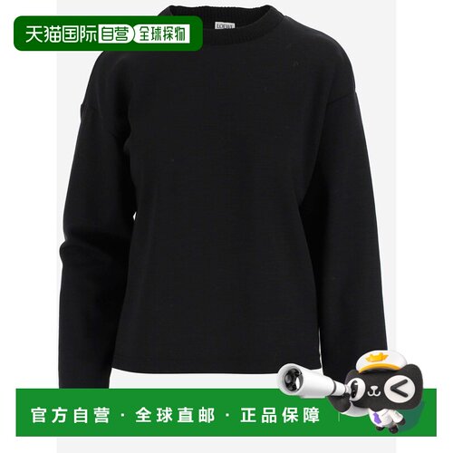 1h可退 香港直邮LOEWE 女士针织衫 S359341XAY1100 AW2023 黑色