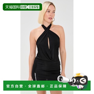 女士 white Fluid Jer 黑色连衣裙 1h可退 Little 香港直邮off