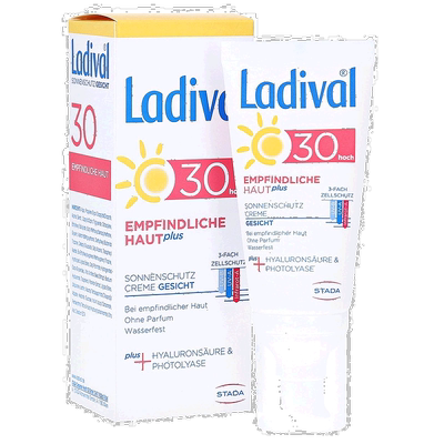 欧洲直邮德国药房Stada防晒敏感皮肤Lsf 30面部软膏50ml正品