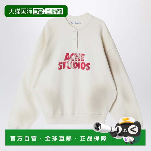 1h可退 香港直邮ACNE STUDIOS 女士针织衫 AI0181COAEG SS2026 白