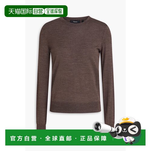 香港直邮THEORY 希尔瑞 女士 羊毛毛衣 I1211702WALNUTMELANGE