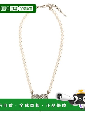 香港直邮ALESSANDRA RICH 亚历山德拉.瑞秋 女士 珍珠心形项链 FA