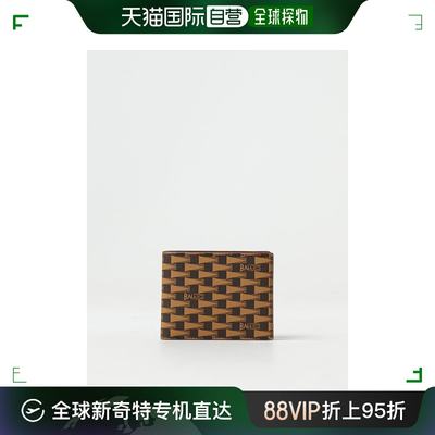 香港直邮Bally 巴利 男士Bally wallet 钱包(coated fabric and l