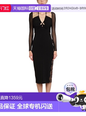 1h可退 香港直邮Self-Portrait 女士 蕾丝连衣裙 SS22113BLACK