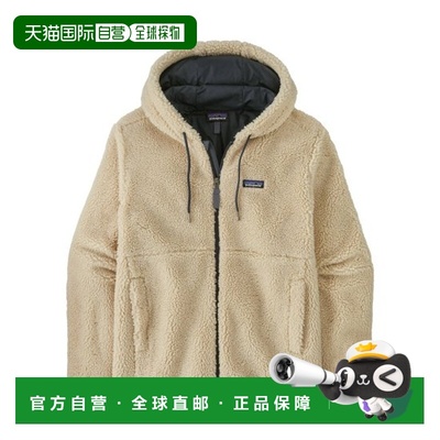 自营欧洲直邮PATAGONIA CLASSIC RETRO-X男士燕麦色再生聚酯连帽