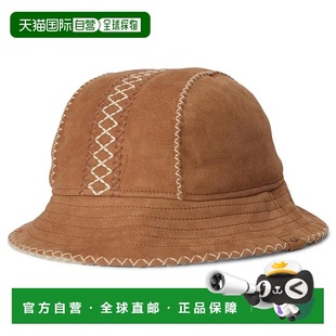 1h可退 香港直邮Ugg 女士 Atherson 刺绣帽子 brown棕色 舒适时尚