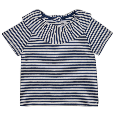 欧洲直邮Petit Bateau 小帆船 女孩 FANINA 短袖T恤 多彩