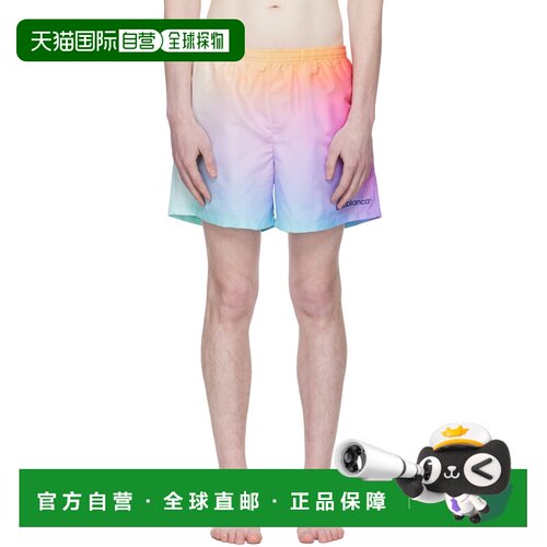 香港直邮Casablanca 男士 多色 Gradient Printed 泳裤 MSP26TR03