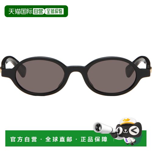 香港直邮Bottega Veneta 葆蝶家 女士 黑色 Classic Oval 太阳镜