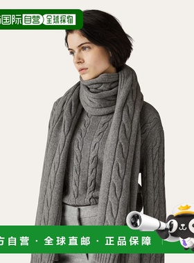 自营欧洲直邮Loro Piana 女士灰色婴儿羊绒围巾