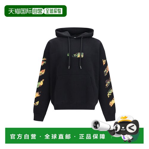 香港直邮off-white 男士 Spray 箭号连帽衫 OMBB085F26FLE0040