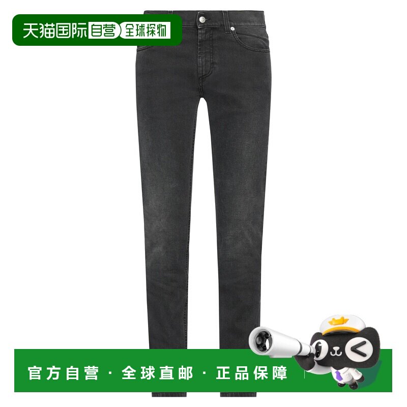 1h可退 香港直邮mcqueen 亚历山大 麦昆 男士 紧身牛仔裤直筒裤