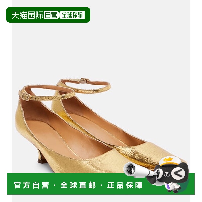 1h可退 香港直邮Calvin Klein Collection 女士 Anna 金属感皮质