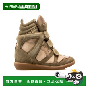 1h可退 香港直邮Isabel Marant Bekett 高帮坡跟运动鞋 BK0010FAA