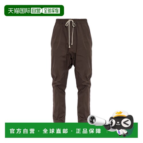香港直邮RICK OWENS 男士休闲裤 RU02F4380TE78 AW2026 棕色