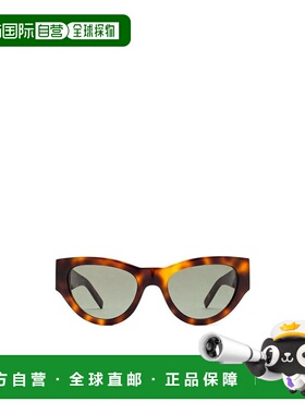 香港直邮Saint Laurent 徽标太阳镜 SLM94