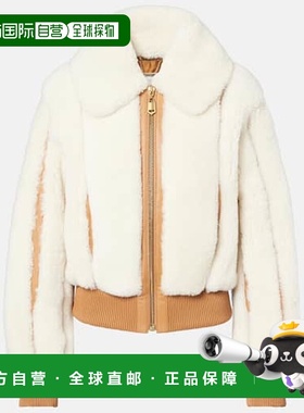 1h可退 香港直邮ZIMMERMANN 女士 Story 毛羊皮短夹克 white白色