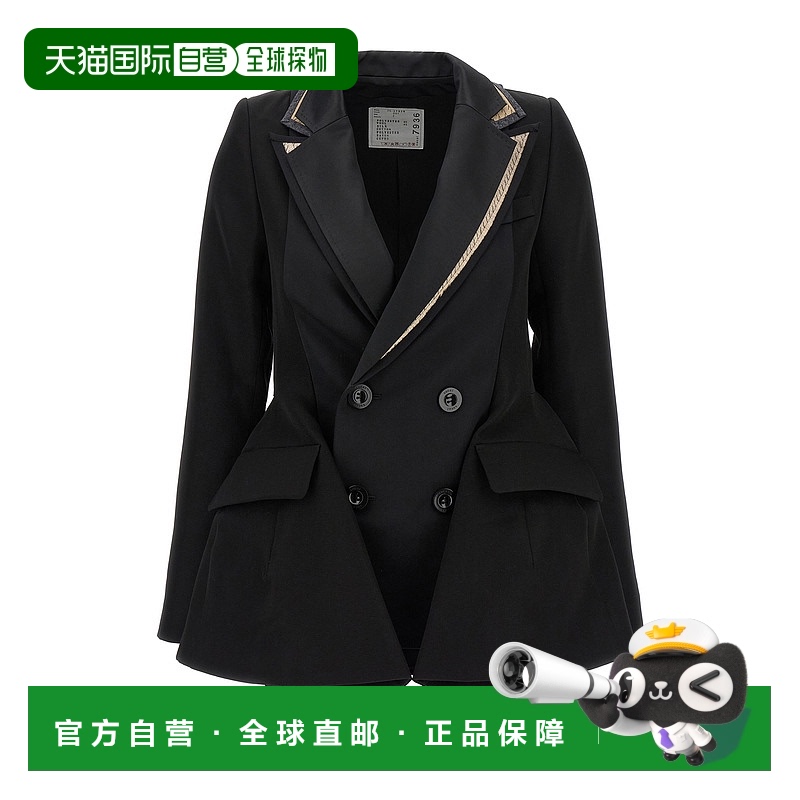 1h可退 香港直邮Sacai 女士 Multilayer 西装外套 2507936