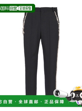 香港直邮Balmain 腰带环休闲裤 EH1PM08009WC