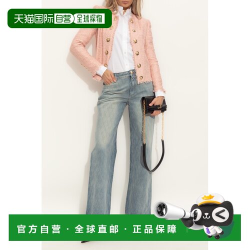 1h可退 香港直邮BALMAIN 女士西服 FF1SM508XL014CU AW2025 粉红