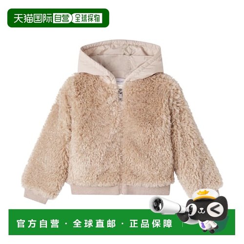 1h可退 香港直邮Moncler 盟可睐 女童 徽标夹克童装 beige米色 舒
