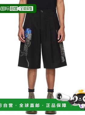 香港直邮Song For The Mute Blue Flower Cat 短裤 241MST053EGBD