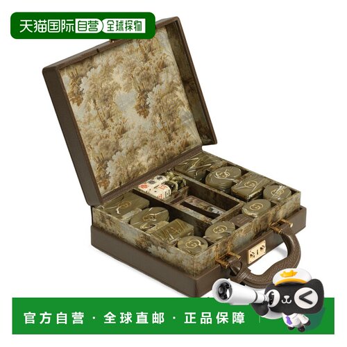 自营欧洲直邮GUCCI古驰 帆布Web织带Double G装饰盒男女通用