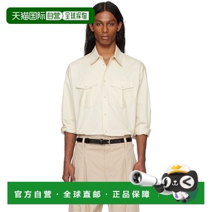 襯衫 1h可退 SH1145LF1207 Western 灰白色 香港直郵Lemaire 男士