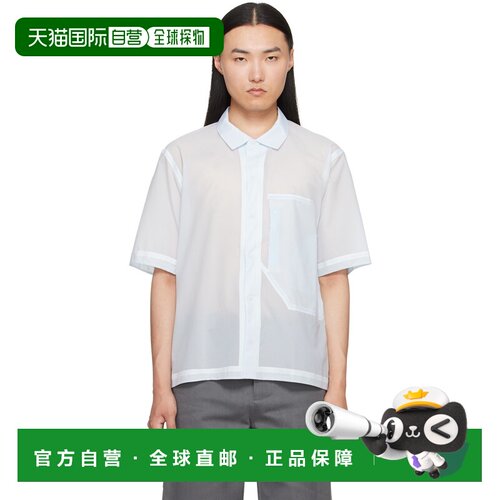 香港直邮Veilance 男士 蓝色 Demlo 短袖衬衫 X000010604Celestia