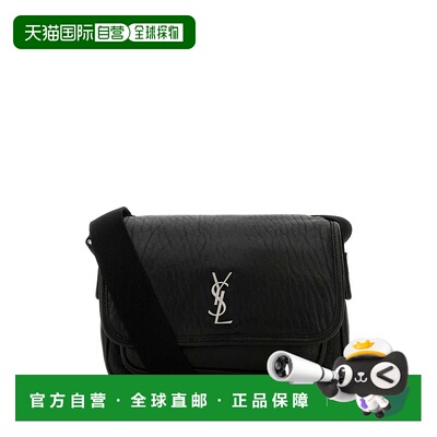 1h可退 欧洲直邮SAINT LAURENT 男士斜挎包776611AAC3O1000单肩包