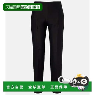香港直邮toteme black黑色 女士 长裤 舒适时 羊毛真丝修身 1h可退
