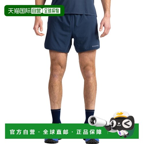 自营欧洲直邮Rossignol Sapa男士藏青色聚酯纤维越野跑短裤运动