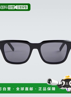 1h可退 香港直邮DIOR 迪奥 男士 B23 S1I 方框太阳眼镜 black黑色
