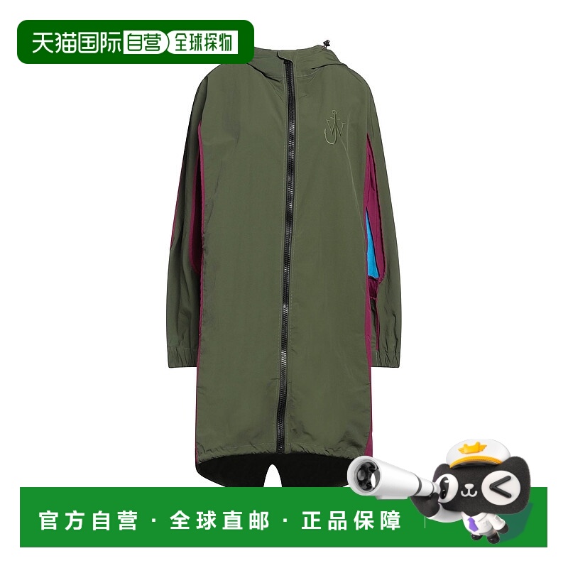 香港直邮J.W. Anderson 女士 长款夹克 green绿色 舒适时尚
