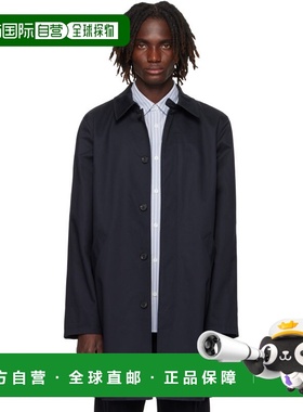 香港直邮A.P.C. 男士 海军蓝 Urban 麦金托什大衣 COZBAH01103