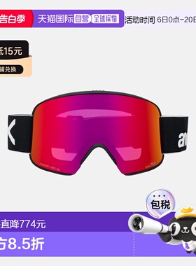 自营欧洲直邮Burton伯顿 M6男女同款黑色滑雪镜+备用镜片+MFI®面