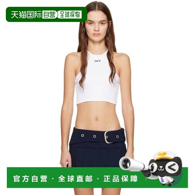 香港直邮Off-White 女士 圆领徽标背心 OWAD086C99JER002针织