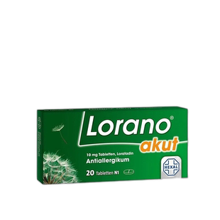欧洲直邮Hexal Lorano抗过敏药片20粒/盒过敏荨麻疹20粒