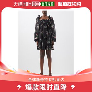 Valli 香港直邮Giambattista 女士印花真丝乔其纱迷你连衣裙