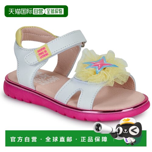 欧洲直邮Agatha Ruiz de la Prada  女孩鞋子 凉鞋 春夏 白色 STE