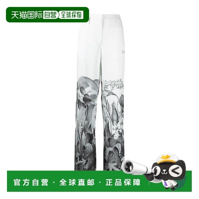 香港直邮Off-White Botanical 印花直筒休闲裤 OWCA130S21FAB005